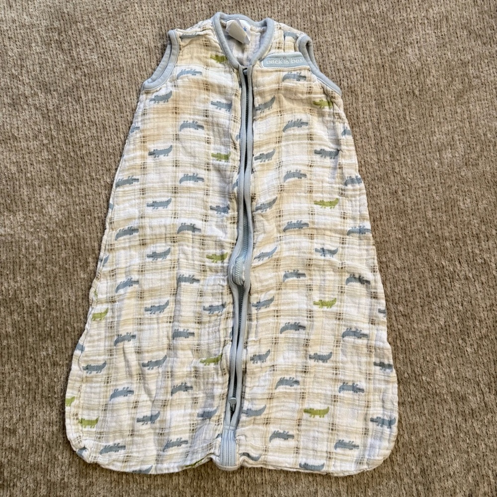 Halo‎ SleepSack Muslin Wearable Blanket Crocodile Print Small
